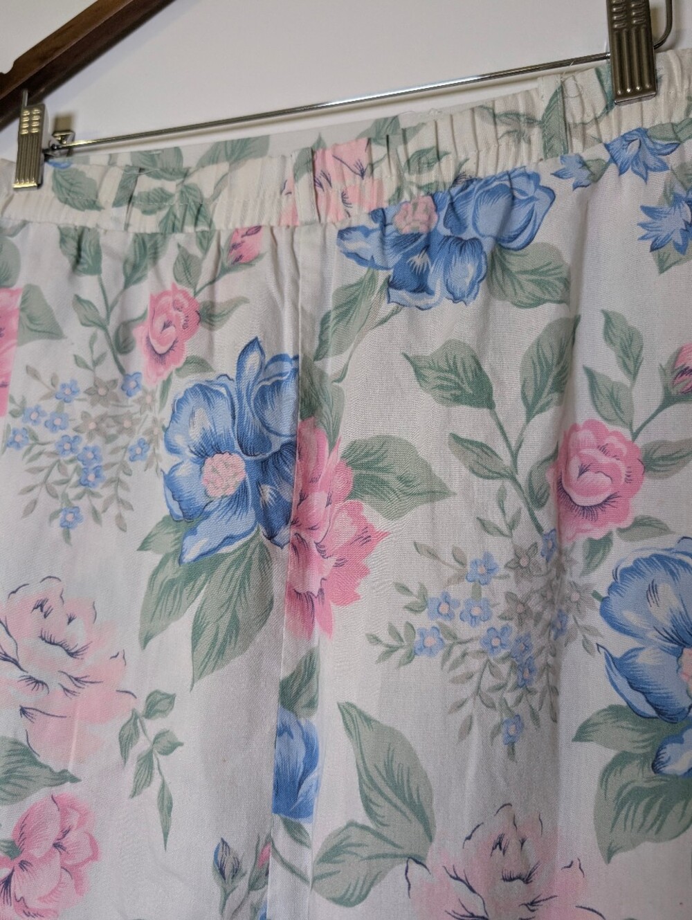Romantic Cottagecore Floral Midi Skirt Pastel Garden Prairie Skirt M Summer - Picture 5 of 7
